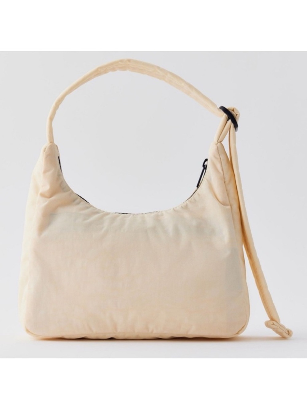 BAGGU Mini Nylon Shoulder Bag- Ivory
